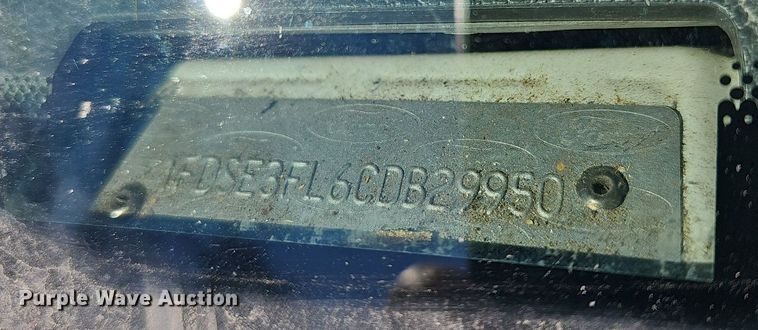 image for item DM1542 2012 Ford E350 Super Duty box truck