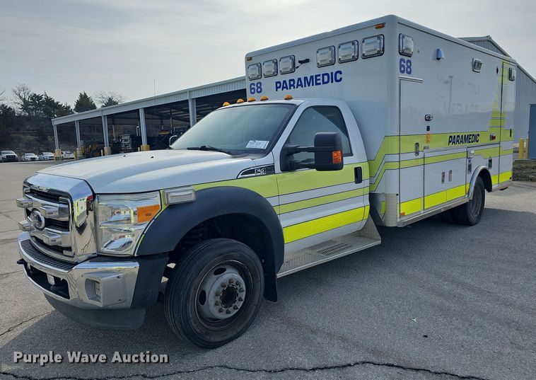 image for item DM1549 2012 Ford F450 Super Duty XLT ambulance