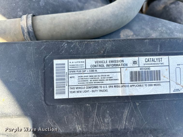 image for item DM2700 2000 Chevrolet Silverado 1500 Ext. Cab pickup truck