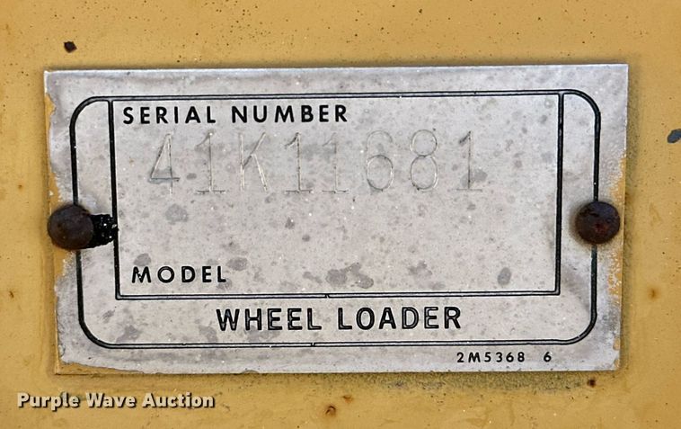 image for item DQ1586 1982 Caterpillar 930  wheel loader