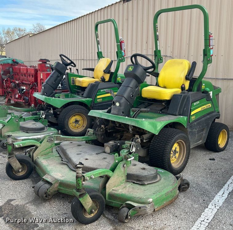 image for item EG0199 2017 John Deere 1550 TerrainCut  ZTR lawn mower