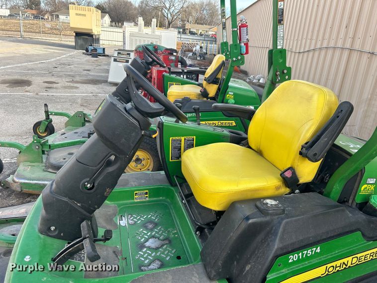 image for item EG0199 2017 John Deere 1550 TerrainCut  ZTR lawn mower