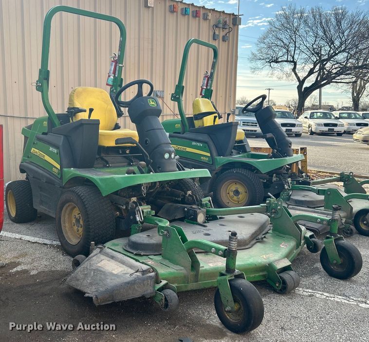 image for item EG0200 2017 John Deere 1550 TerrainCut ZTR lawn mower