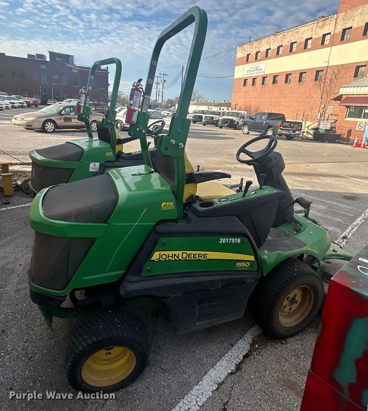 image for item EG0200 2017 John Deere 1550 TerrainCut ZTR lawn mower
