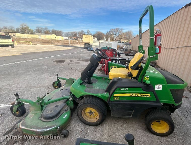 image for item EG0200 2017 John Deere 1550 TerrainCut ZTR lawn mower