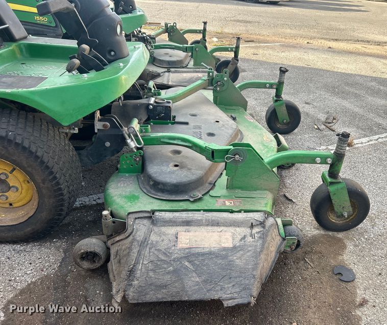 image for item EG0200 2017 John Deere 1550 TerrainCut ZTR lawn mower