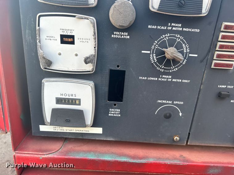 Onan generator in Tulsa, OK Item EG0201 for sale Purple Wave