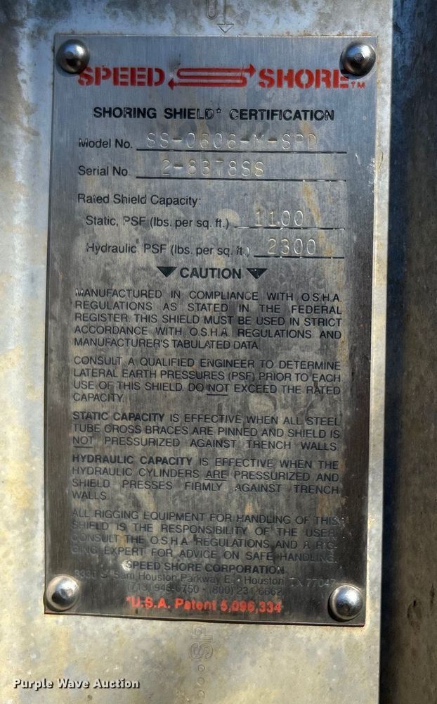 image for item EG0233 (4) Speed Shore trench boxes 