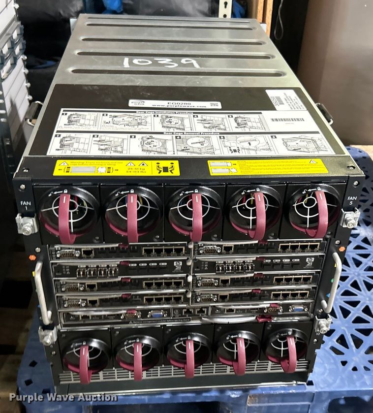 image for item EG0280 (4) HP Bladesystem C7000 enclosure