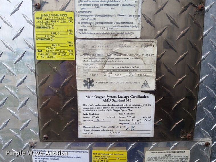 image for item EH3843 2009 Ford E450 ambulance