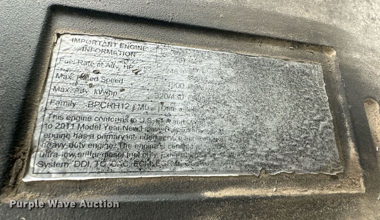 image for item EH6508 2012 Kenworth T800 semi truck