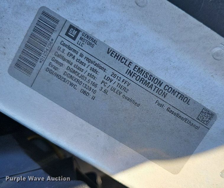 image for item EJ5873 2013 Chevrolet Impala  