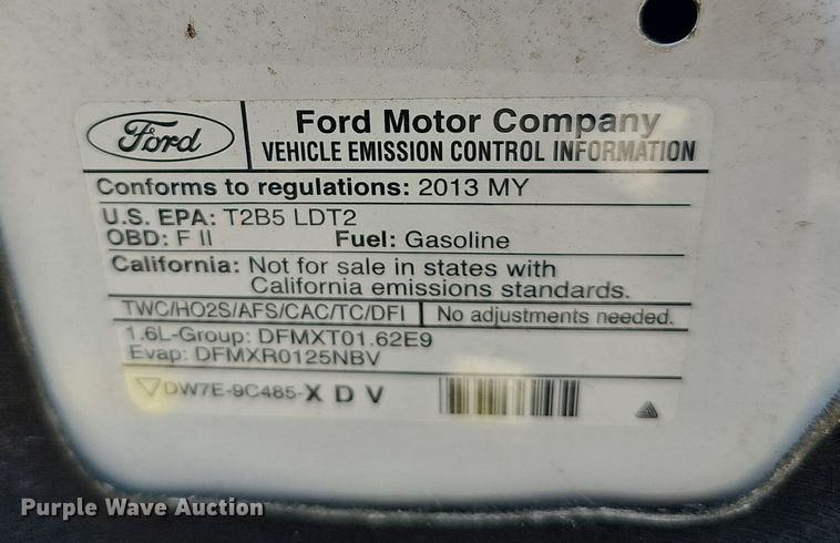 image for item EJ5874 2013 Ford Escape SE SUV