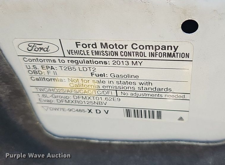 image for item EJ5875 2013 Ford Escape SE SUV