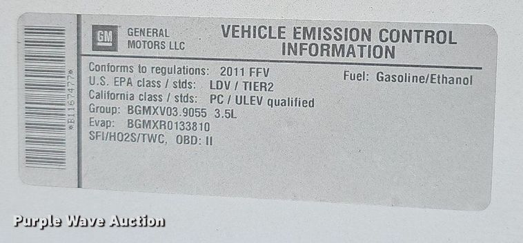 image for item EJ5888 2011 Chevrolet Impala LS 