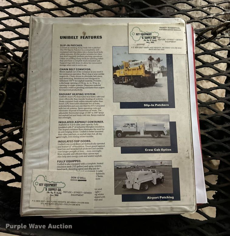 image for item EK4042 UniBelt/PB Loader BC-3SM pothole patcher