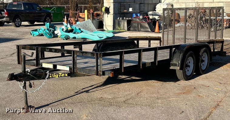 image for item EK4059 2009 Big Tex  50LA-18 utility trailer