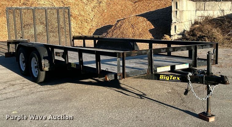 image for item EK4059 2009 Big Tex  50LA-18 utility trailer