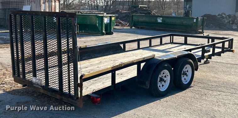 image for item EK4059 2009 Big Tex  50LA-18 utility trailer
