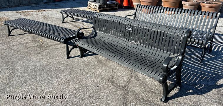 image for item EK4063 (4) park benches 