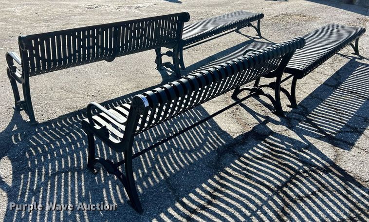 image for item EK4063 (4) park benches 