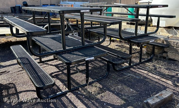 image for item EK4068 (4) 8' picnic tables