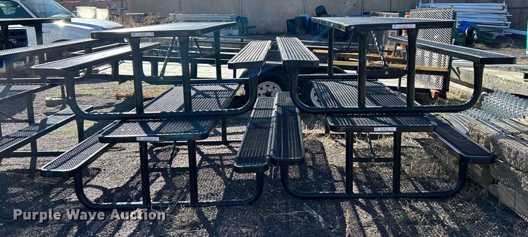 image for item EK4068 (4) 8' picnic tables