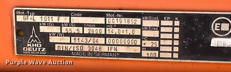 image for item EK4073 1997 Vermeer SC672A stump grinder