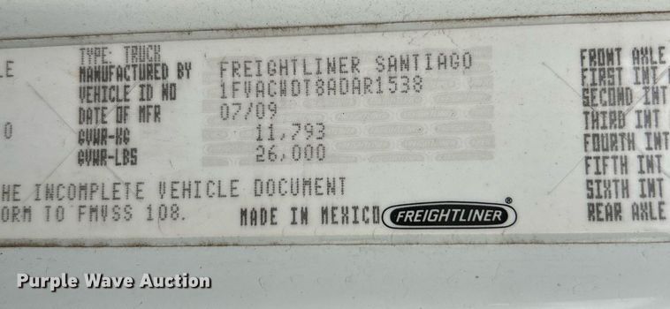 image for item EK4083 2010 Freightliner Business Class M2 dump truck