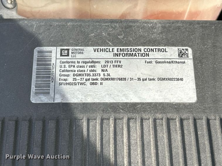 image for item EK4121 2013 Chevrolet Tahoe SUV