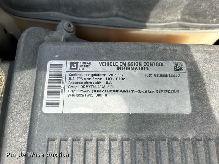 image for item EK4122 2013 Chevrolet Tahoe SUV