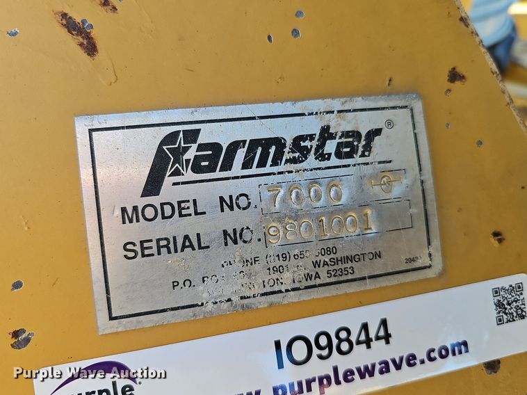 image for item IO9844 Farmstar 7000 manure injector