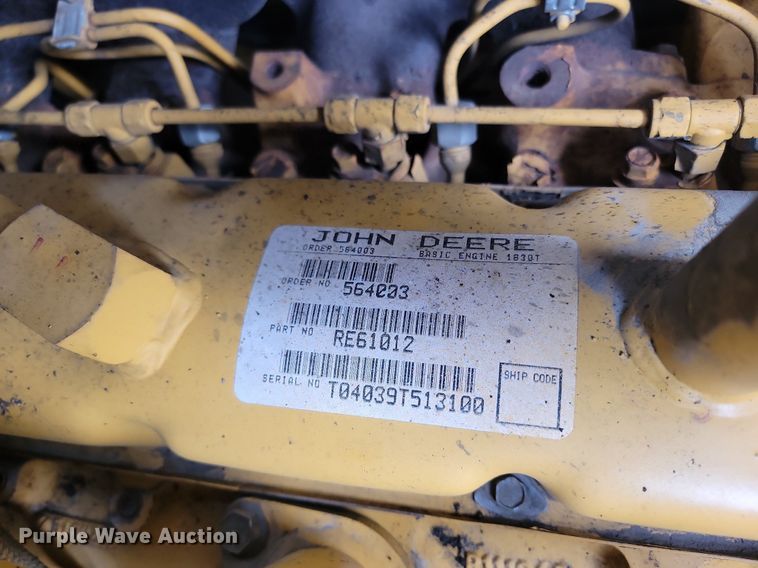 image for item LA9665 1995 John Deere 310D backhoe