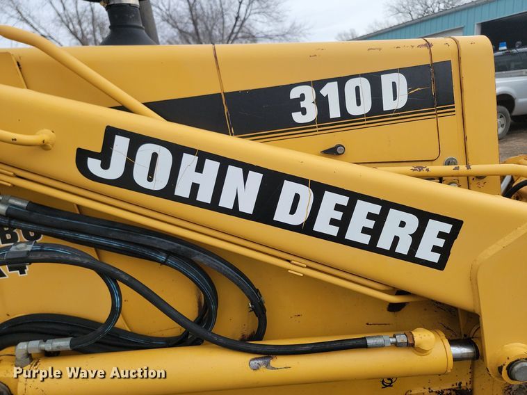 image for item LA9665 1995 John Deere 310D backhoe