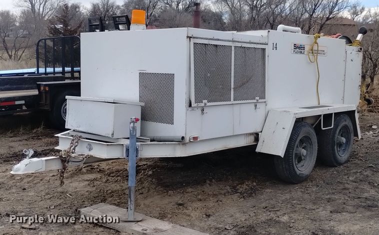 image for item LN9929 1992 SRECO-Flexible HV2060TR/L/P sewer jetter trailer