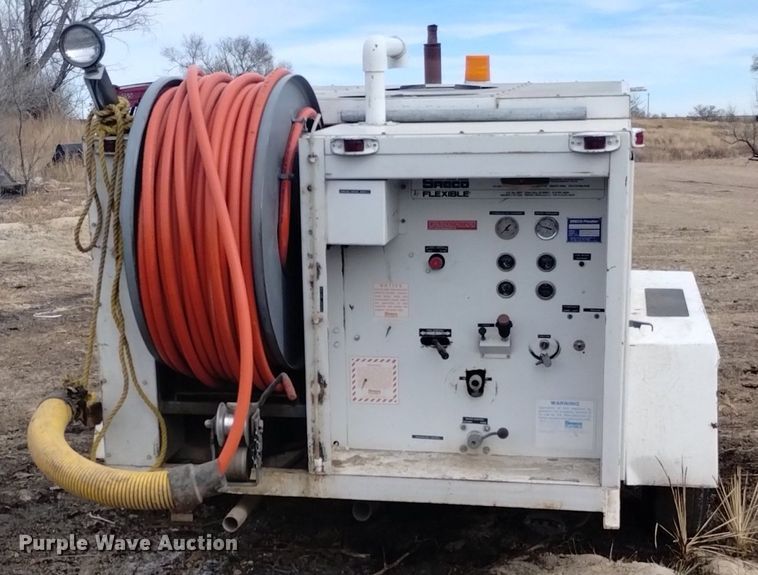 image for item LN9929 1992 SRECO-Flexible HV2060TR/L/P sewer jetter trailer