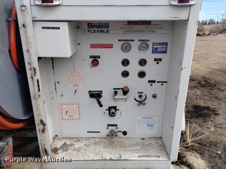 image for item LN9929 1992 SRECO-Flexible HV2060TR/L/P sewer jetter trailer