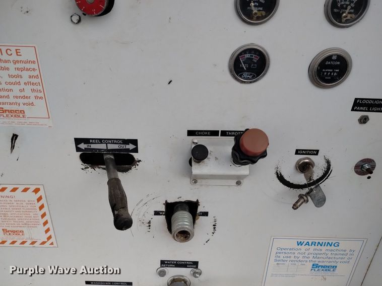 image for item LN9929 1992 SRECO-Flexible HV2060TR/L/P sewer jetter trailer