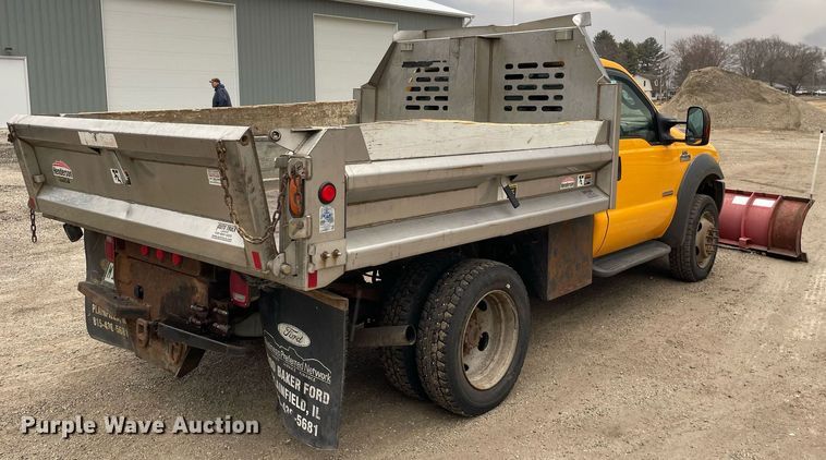 image for item LV9994 2005 Ford F450 Super Duty dump truck