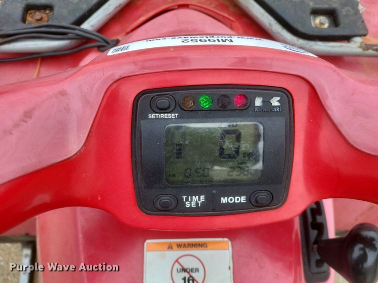 image for item MI9952 2002 Kawasaki Prairie 650 ATV