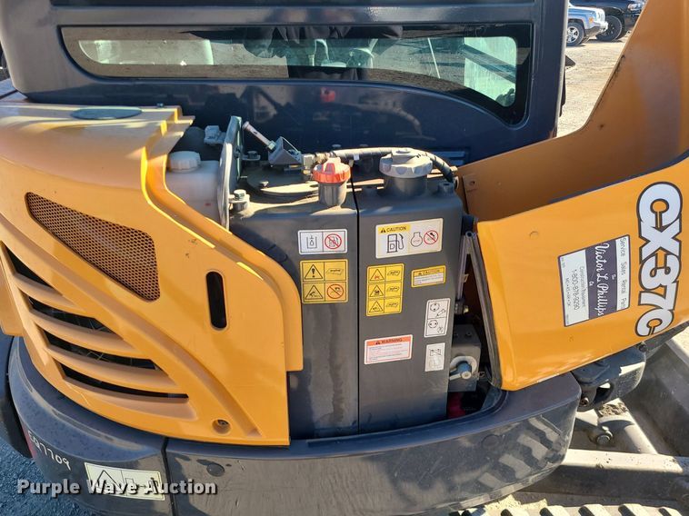 image for item MQ9658 2018 Case CX37C mini excavator