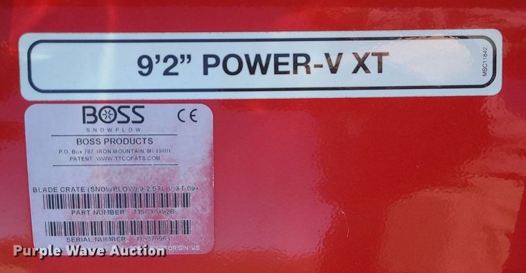 image for item MQ9659 Boss 9'2