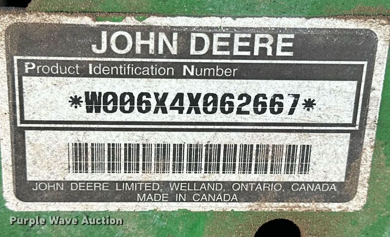 image for item NJ9369 2002 John Deere Gator 6x4 utility vehicle