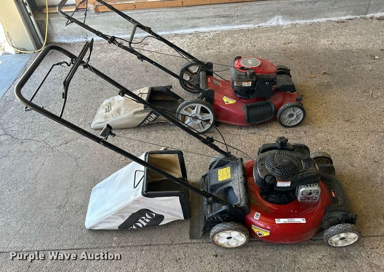 image for item NJ9371 (2) Push Mowers