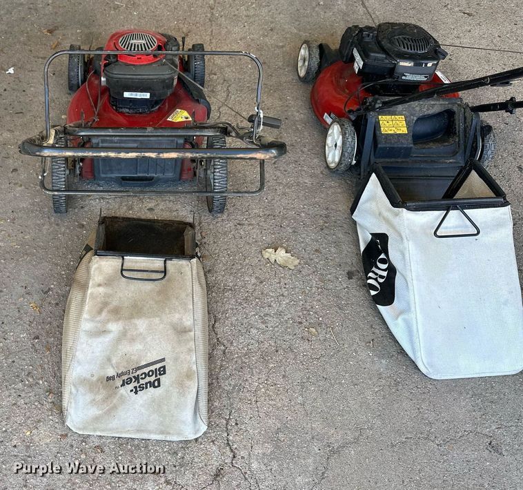 image for item NJ9371 (2) Push Mowers