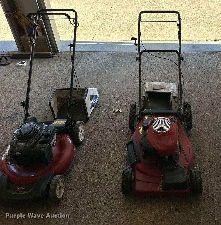 image for item NJ9371 (2) Push Mowers