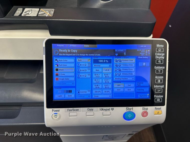 image for item NL9368 Konica Minolta  Bizhub C454E copy machine 