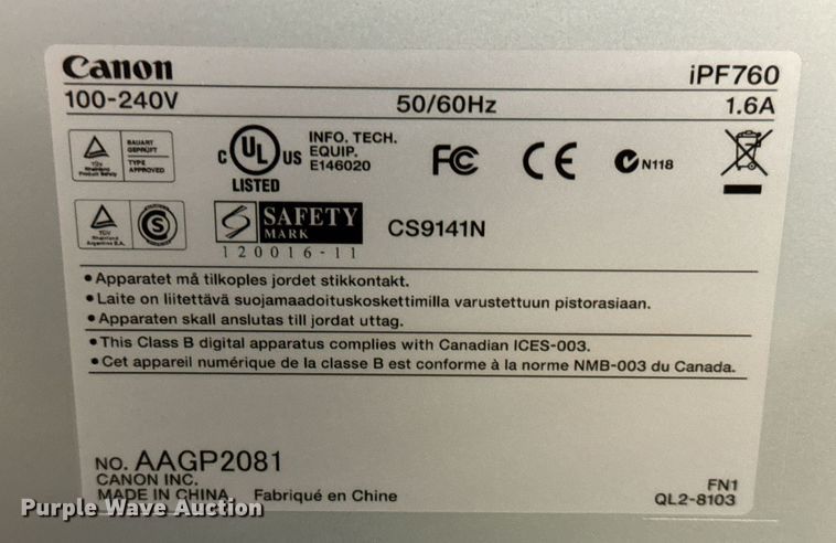 image for item NU9391 Printing machines