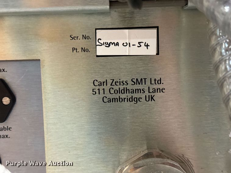 image for item NU9392 Zeiss Sigma VP 01-54 field emission scanning electron microscope