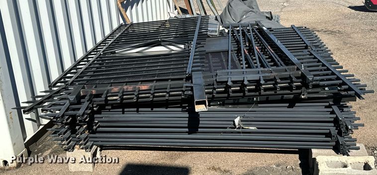 image for item NU9397 Wrought iron fence materials